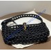 Saint Laurent LE 5 À 7 in wood beads YSL657228-S-black