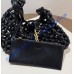 Saint Laurent LE 5 À 7 in wood beads YSL657228-S-black