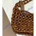 Saint Laurent LE 5 À 7 in wood beads YSL657228-S-brown
