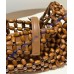 Saint Laurent LE 5 À 7 in wood beads YSL657228-S-brown