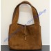 Saint Laurent LE 5 À 7 Small Bea in suede YSL779029-B-brown