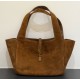 Saint Laurent LE 5 À 7 Small Bea in suede YSL779029-B-brown