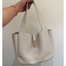 Saint Laurent LE 5 À 7 Small Bea in grained leather YSL779029-cream