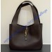 Saint Laurent LE 5 À 7 Small Bea in grained leather YSL779029-dark-brown