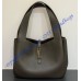 Saint Laurent LE 5 À 7 Small Bea in grained leather YSL779029-dark-green