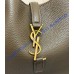 Saint Laurent LE 5 À 7 Small Bea in grained leather YSL779029-dark-green