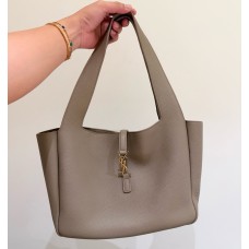 Saint Laurent LE 5 À 7 Small Bea in grained leather YSL779029-tan