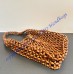 Saint Laurent LE 5 À 7 large in wood beads YSL823807-WB-caramel