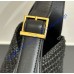 Saint Laurent LE 5 À 7 supple small in raffia and leather YSL823812-IC-black