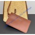 Saint Laurent LE 5 À 7 supple small in raffia and leather YSL823812-IC-tan