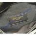 Saint Laurent Niki mini in textured leather YSL828736A-black