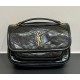 Saint Laurent Niki mini in textured leather YSL828736A-black