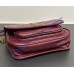 Saint Laurent Niki mini in textured leather YSL828736A-wine