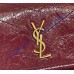 Saint Laurent Niki mini in textured leather YSL828736A-wine