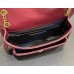 Saint Laurent Niki mini in textured leather YSL828736A-wine