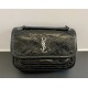 Saint Laurent Niki mini in textured leather YSL828736B-black