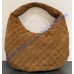 Saint Laurent Icare hobo in quilted suede YSL858160G-caramel