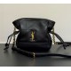 Saint Laurent Jamie mini shoulder pouch in lambskin YSL859174-black