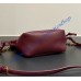 Saint Laurent Jamie mini shoulder pouch in lambskin YSL859174-wine