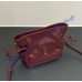 Saint Laurent Jamie mini shoulder pouch in lambskin YSL859174-wine