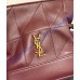 Saint Laurent Jamie mini shoulder pouch in lambskin YSL859174-wine