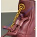 Saint Laurent Jamie mini shoulder pouch in lambskin YSL859174-wine