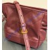Saint Laurent Jamie mini shoulder pouch in lambskin YSL859174-wine