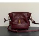 Saint Laurent Jamie mini shoulder pouch in lambskin YSL859174-wine