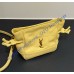 Saint Laurent Jamie mini shoulder pouch in lambskin YSL859174-yellow