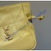 Saint Laurent Jamie mini shoulder pouch in lambskin YSL859174-yellow