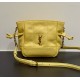 Saint Laurent Jamie mini shoulder pouch in lambskin YSL859174-yellow