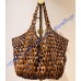 Saint Laurent Icare medium in wood beads YSL862071-S-brown