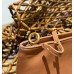 Saint Laurent Icare medium in wood beads YSL862071-S-brown