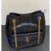 Saint Laurent Niki Multipocket shoppipng in vintage leather YSL862295-black