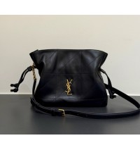 Saint Laurent Jamie shoulder pouch in lambskin YSL862712-black