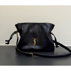 Saint Laurent Jamie shoulder pouch in lambskin YSL862712-black