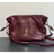 Saint Laurent Jamie shoulder pouch in lambskin YSL862712-wine
