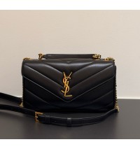 Saint Laurent LOULOU top-handle in Matelasse lambskin YSL869461-black