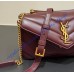 Saint Laurent LOULOU top-handle in Matelasse lambskin YSL869461-wine