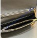 Saint Laurent PARIS chain wallet in GRAIN DE POUDRE leather YSL871149-black