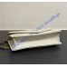 Saint Laurent PARIS chain wallet in GRAIN DE POUDRE leather YSL871149-cream