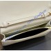 Saint Laurent PARIS chain wallet in GRAIN DE POUDRE leather YSL871149-cream