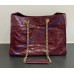 Saint Laurent Niki shopping in vintage leather YSL871151-wine