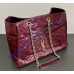 Saint Laurent Niki shopping in vintage leather YSL871151-wine