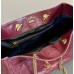 Saint Laurent Niki shopping in vintage leather YSL871151-wine