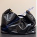 Saint Laurent Hortense hobo in shiny leather YSL871220-black