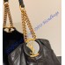 Saint Laurent Hortense hobo in shiny leather YSL871220-black