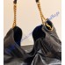 Saint Laurent Hortense hobo in shiny leather YSL871220-black