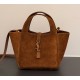 Saint Laurent LE 5 À 7 Baby Bea in suede YSL872469-B-brown