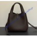 Saint Laurent LE 5 À 7 Baby Bea in grained leather YSL872469-dark-brown